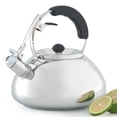 thumbnail image 2 of Creative Home Savanah 3 Qt Stainless Steel Whistling Tea Kettle - brushed finish, 2 of 2
