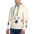 thumbnail image 3 of Lsque Pikmin Pattern Casual Men's Hoodie,Hooded Sweatshirt with Kangaroo Pocket,Pullover Hoodie-XX-Large, 3 of 8