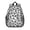 Black and White, variant on Black and White Leopard Print Backpack for School, Cute School Bag with Adjustable Shoulder Straps and Padded Back, 15"x11.42"x5.5"