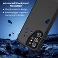 thumbnail image 4 of Entronix Heavy Duty Case for Galaxy S26 Ultra, Shockproof Dustproof Triple Layer Protective Cover, Black, 4 of 6