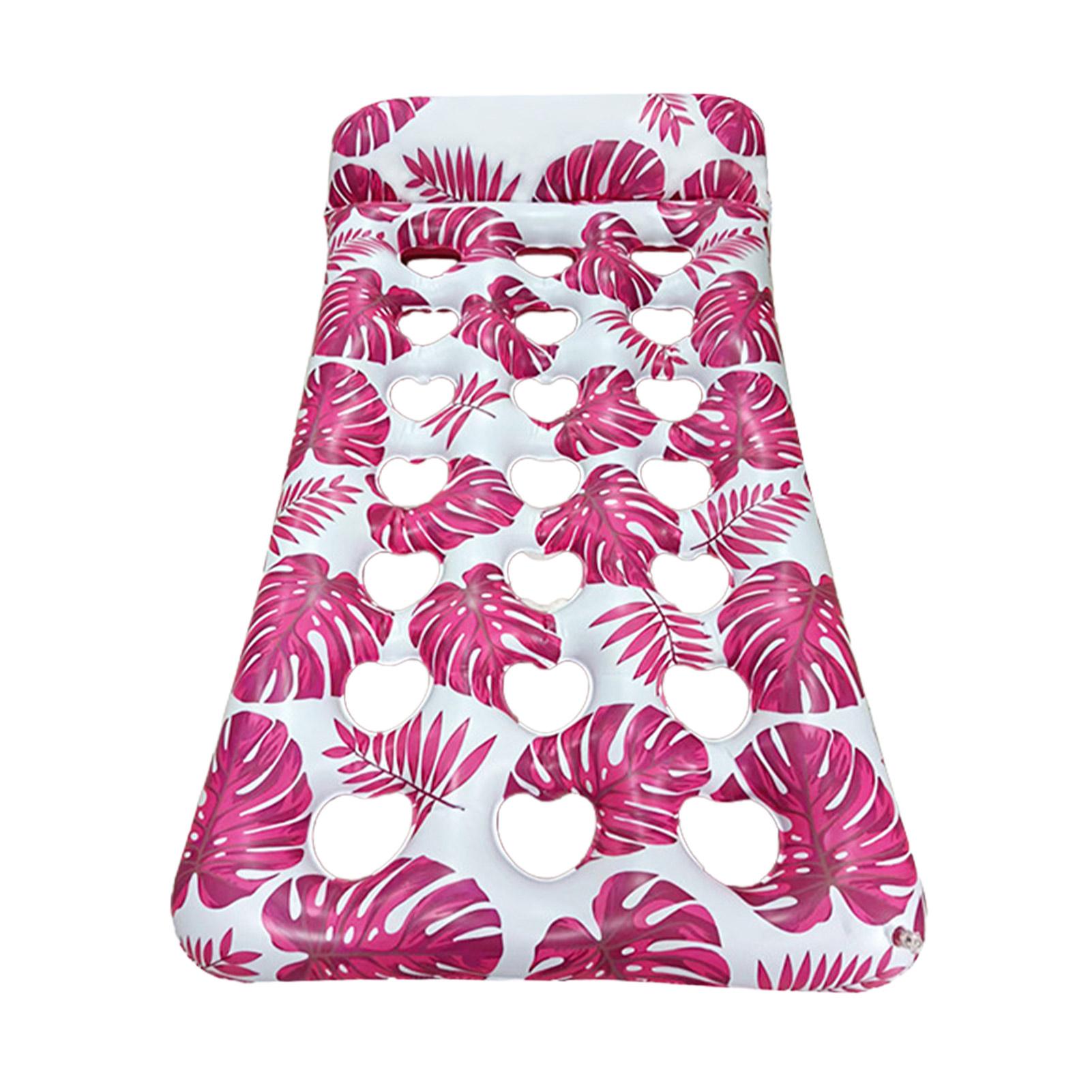 Inflatable Pool Float Lounge Water Float with Headrest Pool