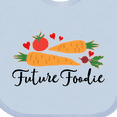 thumbnail image 4 of Inktastic Future Foodie Cute Vegetable Boys or Girls Baby Bib, 4 of 4