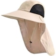 thumbnail image 1 of Sun Hat for Men Women with Neck Flap,UPF 50+ UV Protective Hiking Fishing Hats,Wide Brim Sun Hat for Women&Men, 1 of 5