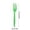 Fork-20PCS, variant on St. Patrick's Day Clover Tableware Set - Irish Festival Party Supplies Plates Cups Napkins for Green Themed Celebrations