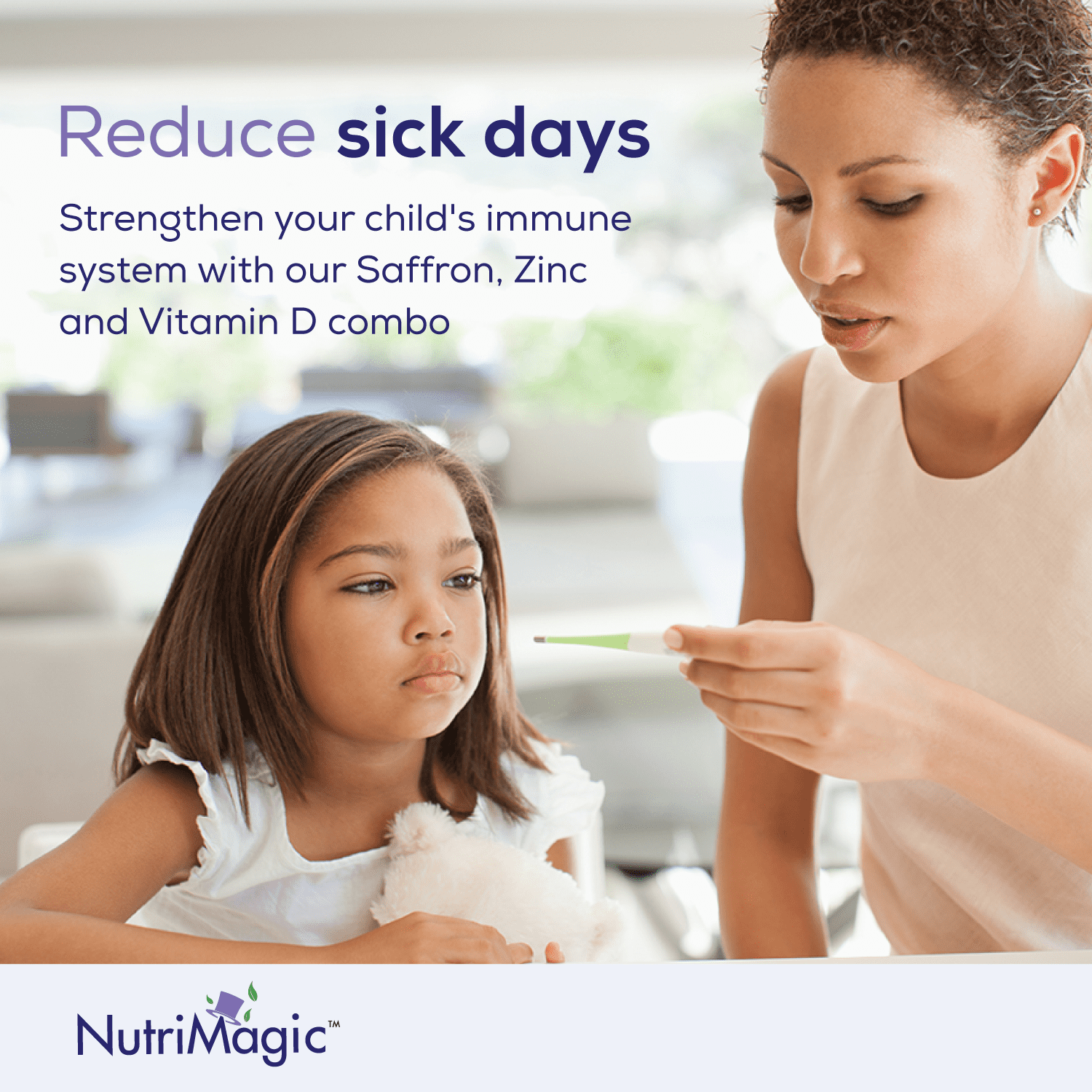 NutriMagic KIDS Brain Booster+ Focus, Attention Saffron-Based Brain Health Supplement & Multivitamin, Vegan, 60 Pack Strawberry.