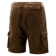 thumbnail image 5 of CONZONE Mens Casual Cargo Shorts Buttons Summer Shorts for Men Solid Color Lightweight Loose Fit Workout Gym Shorts With Pockets, 5 of 7