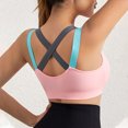 thumbnail image 6 of Bibifish Women Athletic Bra Strong Support Wide Strap Soft Stretchy Moisture-wicking for Fitness Exercise Practical Athletic Bra, 6 of 8