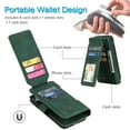 thumbnail image 5 of ETFAST Wallet Card Slot Flip Zipper Leather Phone Case For A72 A52 A32 A12 A71 A51 A70 A50 A40 A30 A20 A10 Leather Phone case, 5 of 10