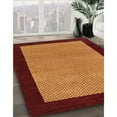 thumbnail image 3 of Ahgly Company Machine Washable Indoor Rectangle Contemporary Dark Orange Area Rugs, 2' x 5', 3 of 7