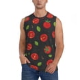 thumbnail image 1 of Balery Tomatoes1 Camisetas sin mangas para hombre, absorbe la humedad y protege contra el mal olor.-3X-Large, 1 of 7