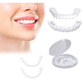 thumbnail image 1 of Fake Teeth, 1 Pair of Dentures for Women & Men, Dental Veneers for Temporary Teeth Restoration, Comfortable and Natural, 1 of 5