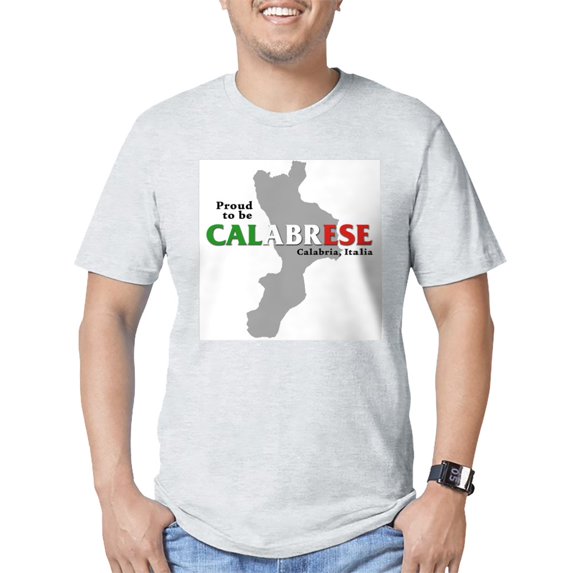 CafePress - Proud To Be Calabrese Fitted T Shirt - Fitted T-Shirt, Vintage Fit Soft Cotton Tee