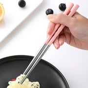 Back to School Under $5 Wzzjkit Travel Utensils with Case Stainless Steel Portable Cutlery Set Student Office Worker Chopsticks Spoon Fork Cutlery Three-piece Gift School Season Travel Cutlery Set