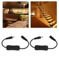 thumbnail image 3 of Inline DC Power Cable, 2Pcs DC Power Inline Cable Stable Durable ABS  For CCTV, 3 of 8