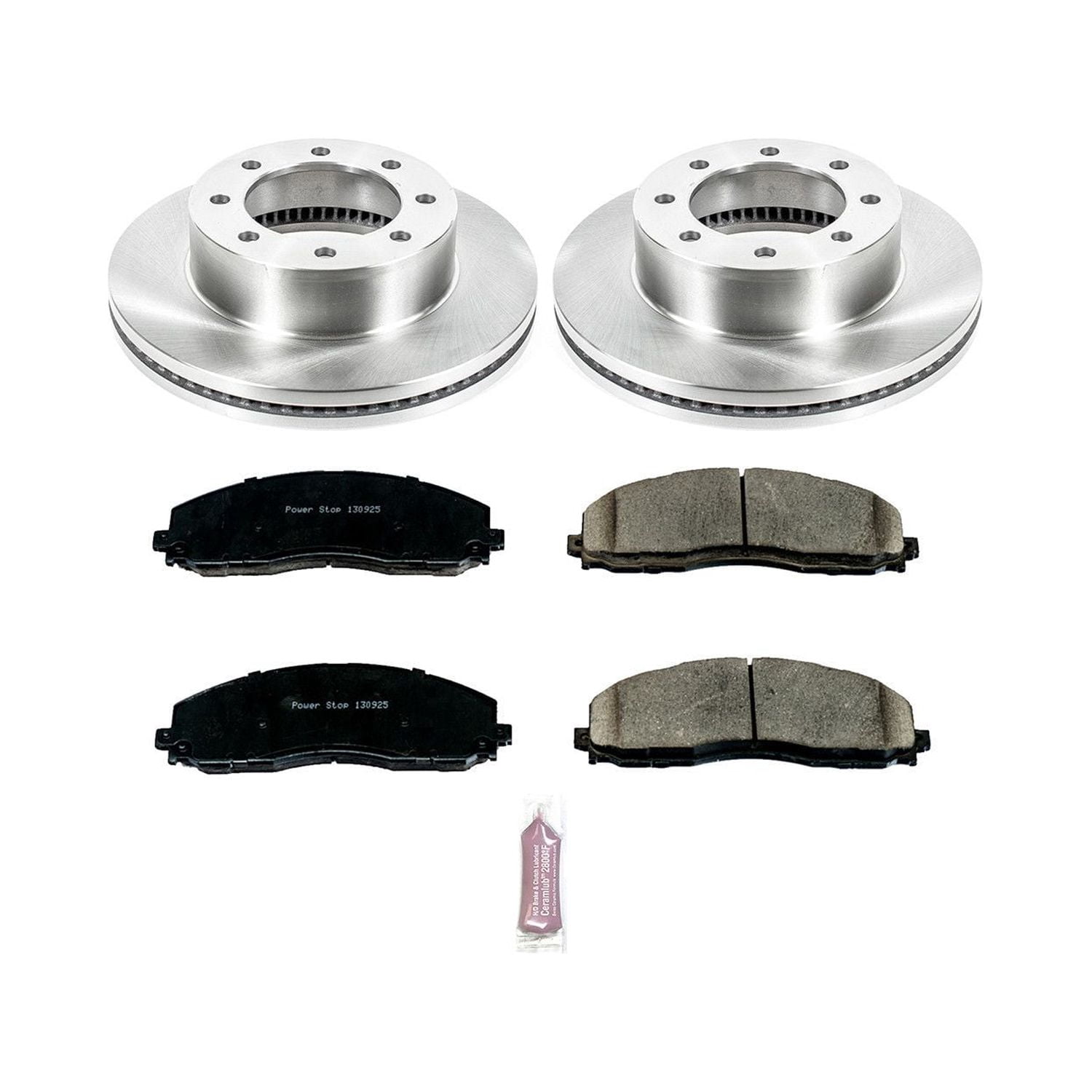 Power Stop Front Stock Replacement Brake Pad and Rotor Kit KOE6403