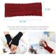 thumbnail image 3 of Guantes sin dedos de invierno - Calentadores de brazo de punto para mujer Guantes con orificio para el pulgar Guantes de tejido cálido medio tejido Xemadio CJWUS-3675, 3 of 7