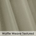 thumbnail image 7 of Shower Curtain, Polyester Waffle Weave Plaid Bathroom Shower Curtain Waterproof Wrinkle Resistant Privacy Protection Decorative Home Hotel Bath Curtain, 7 of 7