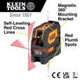 thumbnail image 2 of Nivel láser Klein Tools 93LCLS autonivelante con líneas rojas, 2 of 9