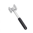 thumbnail image 2 of Meat Tenderizer Mallet Double Sided Aluminum Alloy Kitchen Tool Silver | Flat & Textured Sides for Pounding and Tenderizing Beef Pork Chicken | Ergonomic Plastic Handle | 24.5x6.1x4.6 cm, 2 of 4