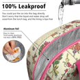 thumbnail image 5 of Womens Pioneer Flower Floral Print Pattern Lunch Box for Work,Insulated Lunch Bag for Women,Loncheras Para Mujer,Leakproof Adult Lunch Bag for Work,Beach,Travel,Picnic,Camping, 5 of 7