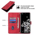 thumbnail image 4 of Compatible with Samsung Galaxy S20 Ultra 5G Classic Embossed PU Leather Case with Card Holder Shockproof Cover, 4 of 5