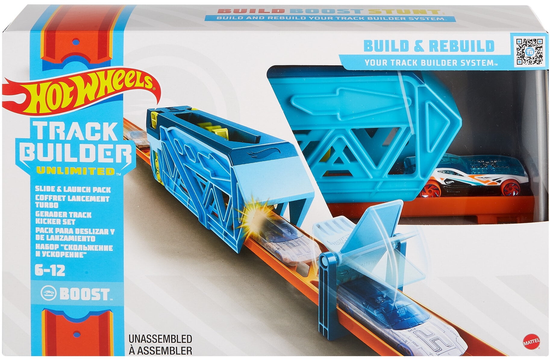 hot wheels slide and launch pack