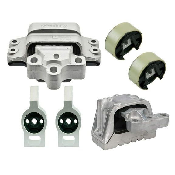 K2819 Fits 2009-2017 Volkswagen CC 2.0L MANUAL Trans & Motor Mount Set 6pc : A6973, A6978, A6978, A6966, A6969, A6982