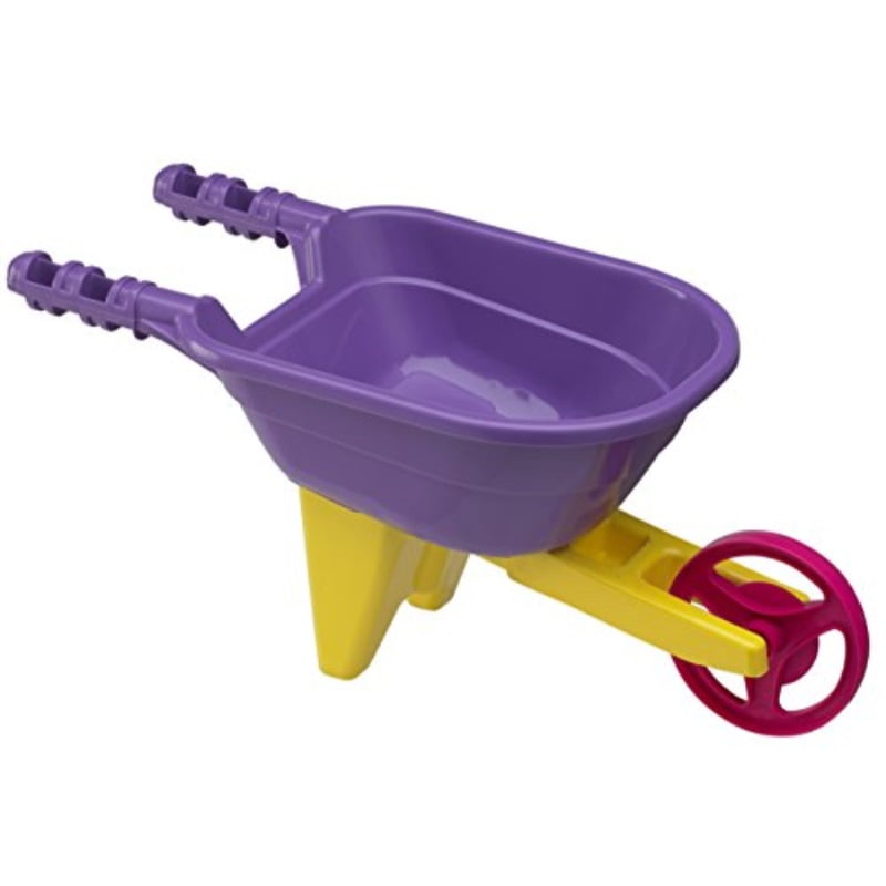 plastic toy wheelbarrow