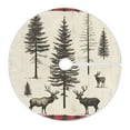 thumbnail image 6 of Yayeee Christmas Tree Skirt 35 inches for Xmas Tree Holiday Party Decoration, Black Deer, 6 of 6
