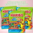 thumbnail image 4 of Haribo Rainbow Worms, Summer Candy Bowl Fillers, Pack of 3, 5 Ounces per Bag, 4 of 8