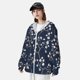 thumbnail image 3 of Fotbe Cherry Blossoms on Navy Background Chaqueta con Protección Solar UPF 50+ para Hombre y Mujer, Camisa con Capucha y Bolsillos-Medium, 3 of 7