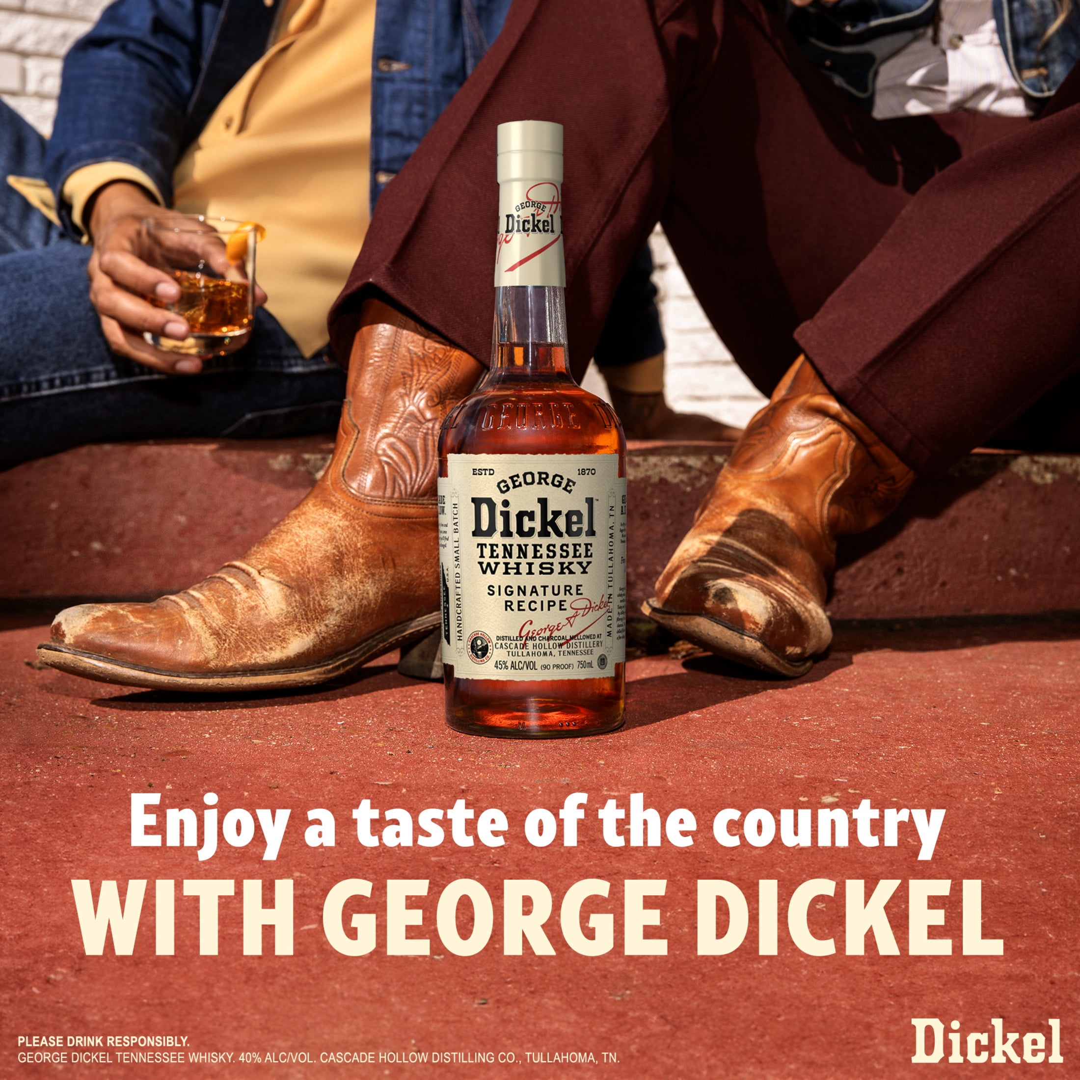George Dickel Signature Recipe Tennessee Whisky, 750 mL, 45% ABV