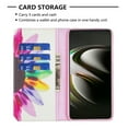 thumbnail image 4 of Case for Galaxy S22 Ultra 5G Cover 2022,Allytech Shockproof Flip Folio PU Leather [Book Stand Feature][Card Slots Holder][Anti Scratch] TPU Bumper Case for Samsung Galaxy S22 Ultra, Colorful Sunflower, 4 of 6