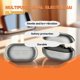 thumbnail image 4 of Cortauñas eléctrico con luz LED, recortador inteligente de 2 velocidades, recargable por USB-C, gris., 4 of 5