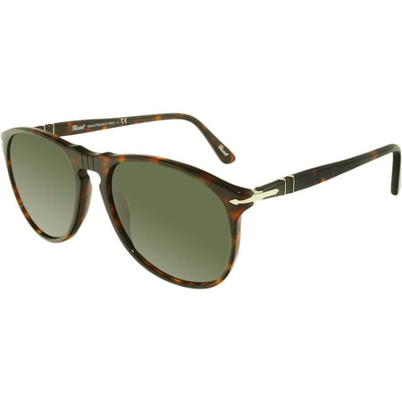 Persol Men's  PO9649S-24/31-55 Tortoiseshell Oval Sunglasses