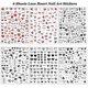 thumbnail image 3 of 6 Sheets Valentines Day Nail Art Stickers Decals Self Adhesive Red Heart Love Kiss Lip Rose Flower P, 3 of 5