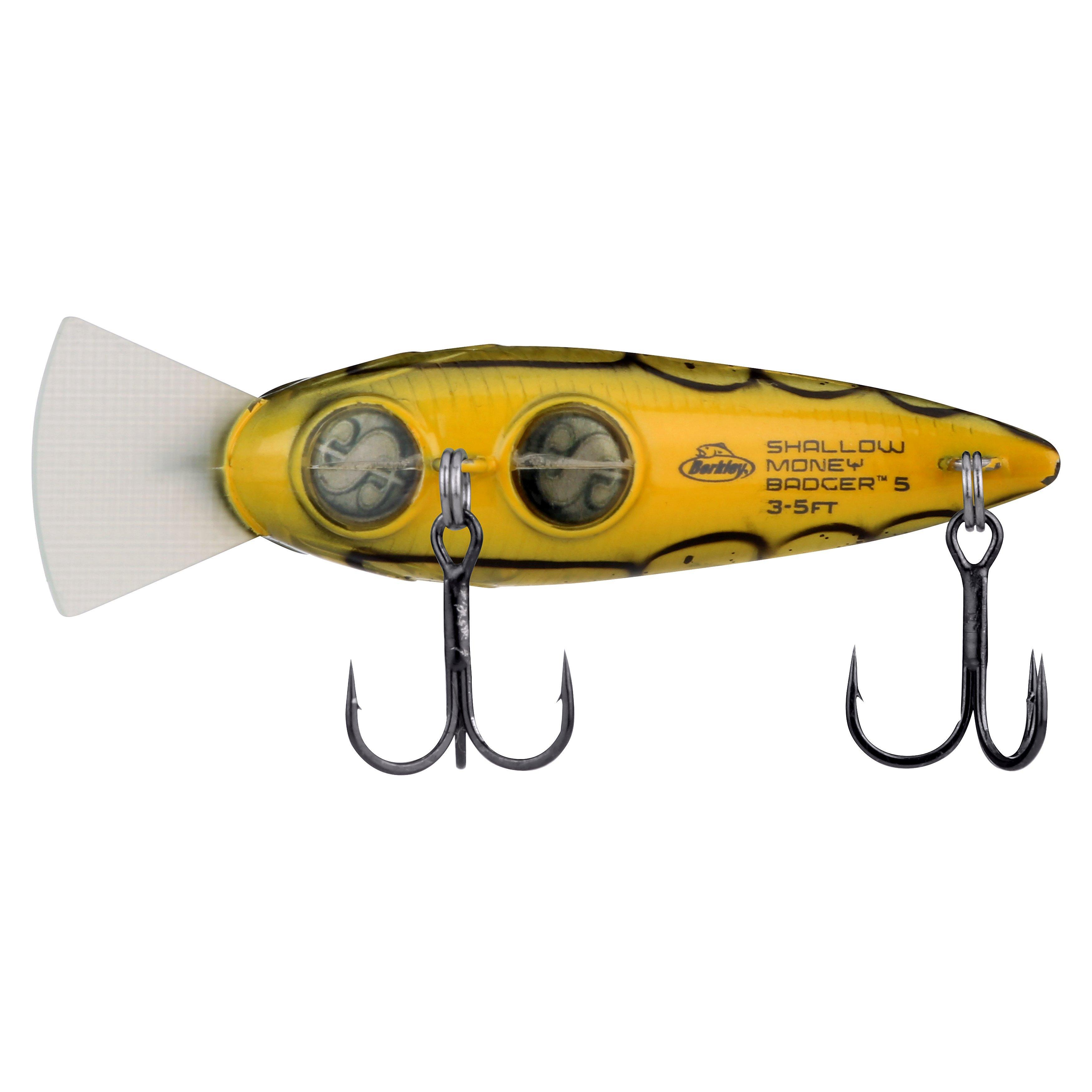 Berkley Shallow Money Badger Fishing Crankbait, 2.5 in, Hybrid Baitfish-Crayfish