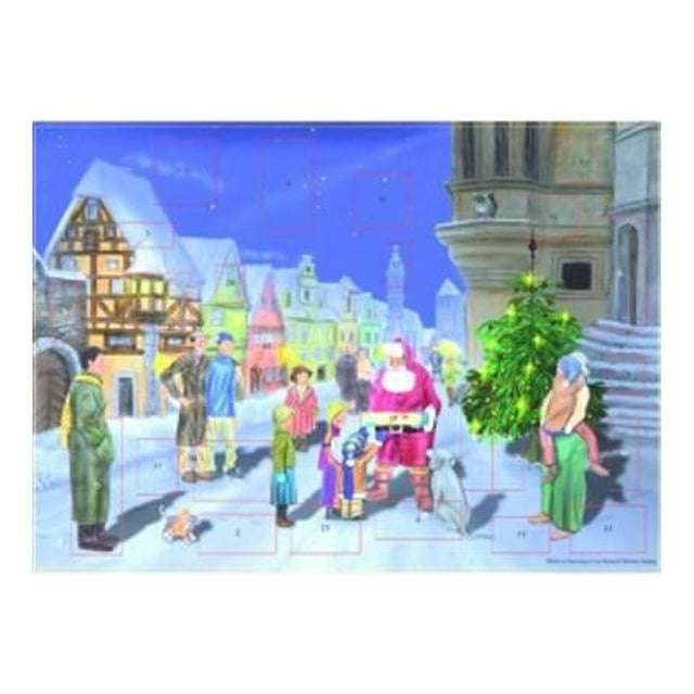 ADV70115 Sellmer Advent - Père Noël dans le Village