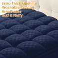 thumbnail image 3 of Mattress Topper King,Extra Thick Mattress Pad Cover for Back Pain,Cooling Mattress Protector with 8-21 Inch Deep Pocket,Overfilled Down Alternative Filling, 3 of 13