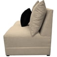 thumbnail image 4 of Love Seat El Bazar Store Orlando Beige Tela Lino nacional, Sillon 2 plazas, Modular, 4 of 5