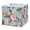 Peach-Brown Coconut, variant on Fabric Storage Bins Foldable Cube For Home Organization Baskets Gingham in Olive Green