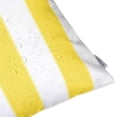 thumbnail image 2 of Homey Cozy Olivia 20-inch Stripe Fabric Outdoor Pillow in Yellow, 2 of 4