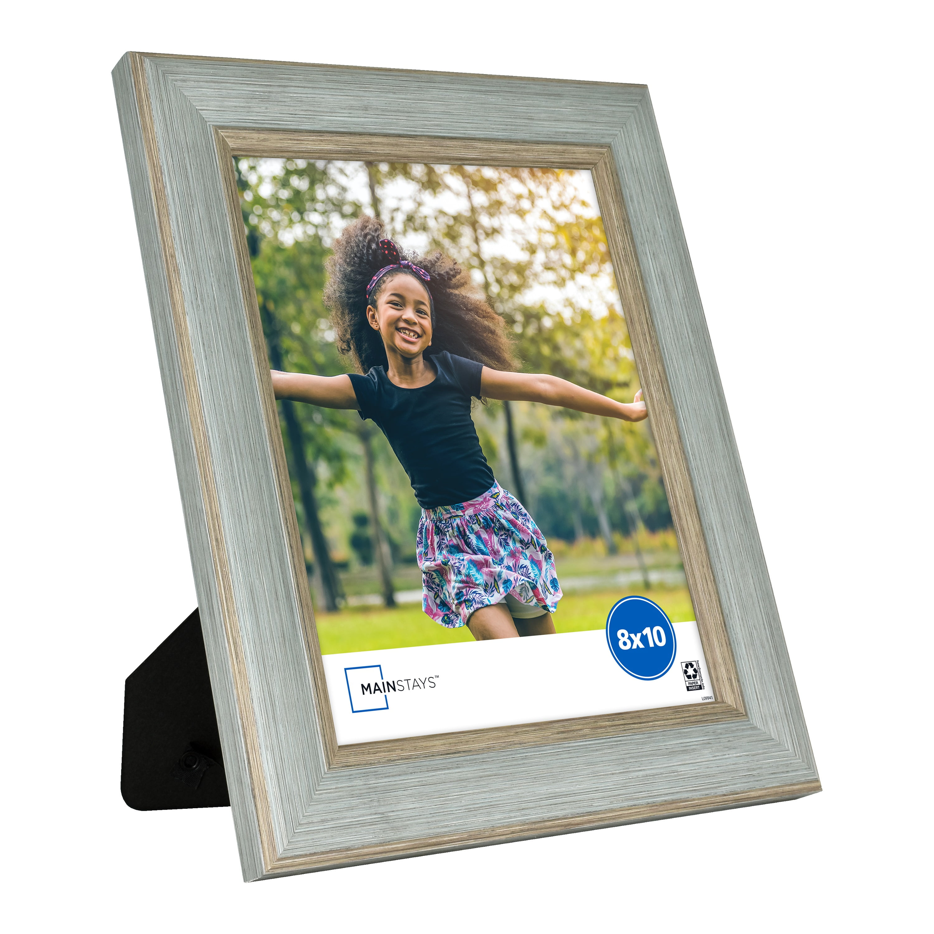 (2 pack) Mainstays 8 x 10 Teal Tabletop Picture Frame