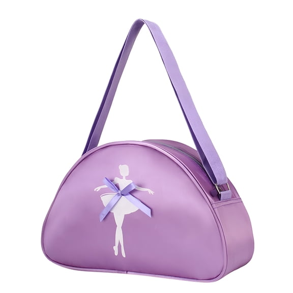 GASTROPOD Ballet Dance Duffel Bag for Girls Sports Gym Travel Carry on Crossbody Handbag with Pockets (Purple)