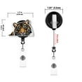 thumbnail image 3 of WIRESTER Set 2pcs Design Acrylic Key Card Holder Belt Clip Reel Id Badge Retractable - Tigers, 3 of 6