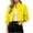 A-Yellow, variant on Cropped Jackets Women Zip up Loose Long Sleeve Turtle Neck Drawstring Hem Zip Up Coat Fall Casual Outwear S
