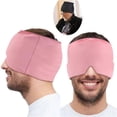 thumbnail image 3 of Migraine Relief Hat Cold Therapy Cap Head Wrap Cold Compress Headache Relief Cap, 3 of 4