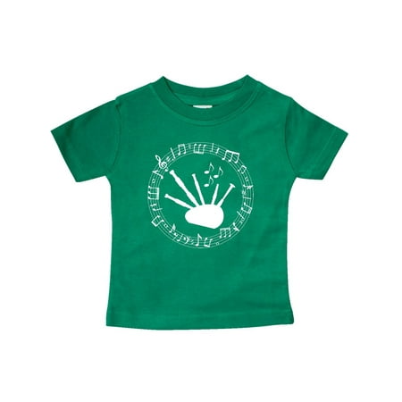 

Inktastic Bagpipes Music Notes Musical Gift Baby Boy or Baby Girl T-Shirt