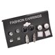 thumbnail image 1 of Jumpingount 12 pares de pendientes con estilo para niña, colgante de aro para oreja, joyería decorativa, gotas para las orejas para fiesta, banquete, XY-1905 10piezas Jumpingount CBP194116, 1 of 5