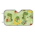 thumbnail image 6 of Lsque Cute Dinosaurs Cartoon Car Windshield Sun Shade | Accordion Folding Style Auto Shade for Car Truck SUV Van | Blocks UV Rays Sun Visor Protector | Medium, 6 of 7
